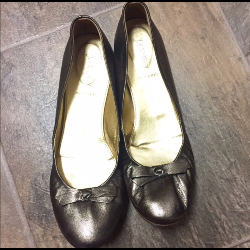 J. Crew Italian Leather Flats
